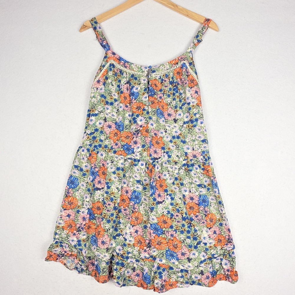 Wild Fable Women's Mini Sun Dress Small Adjustable Strap Flowing Colorful Trendy